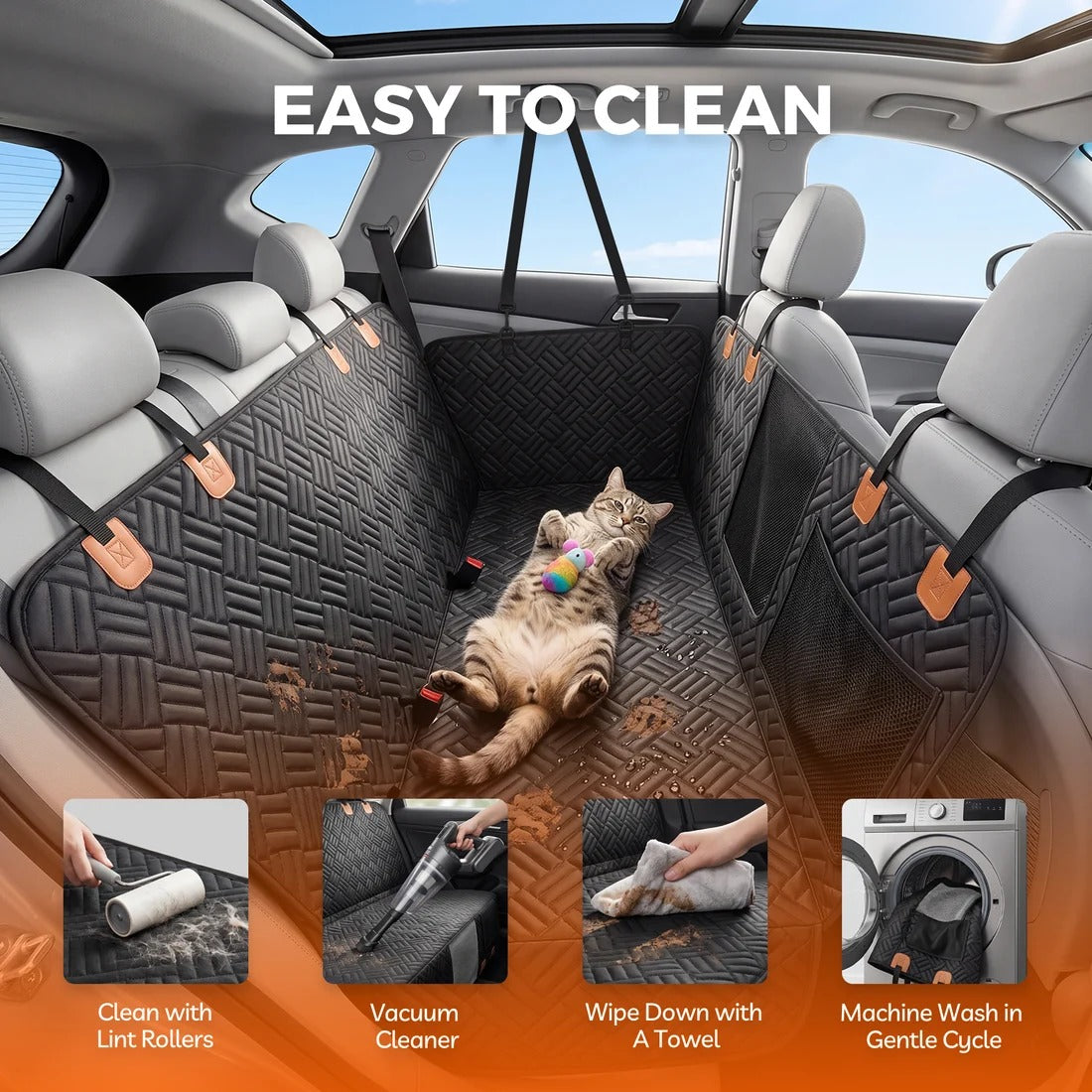 PawLow Hard Bottom Seat Cover