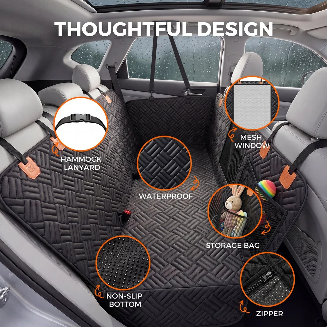PawLow Hard Bottom Seat Cover