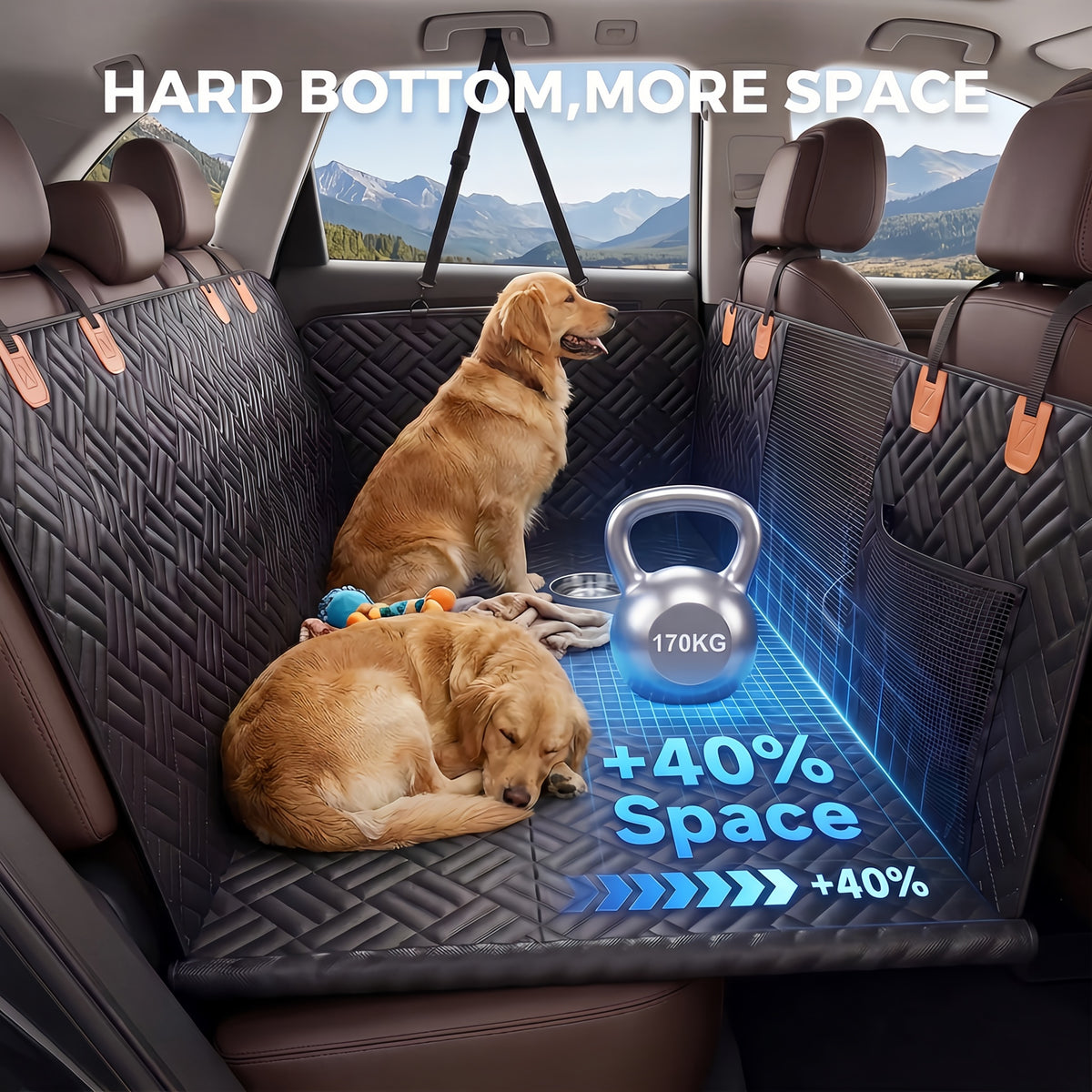 PawLow Hard Bottom Seat Cover